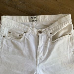 Acne Studios White Jeans